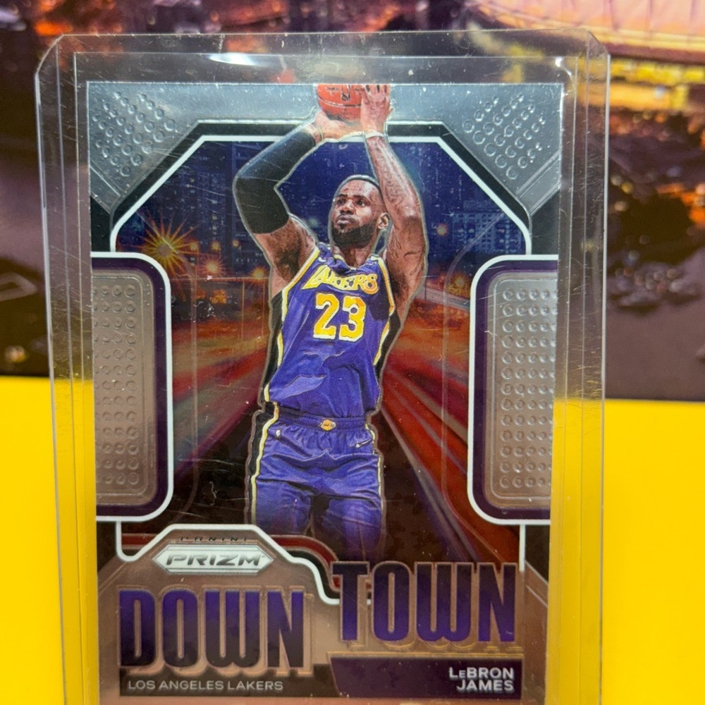 Nba Cards basketball Lebron James Lakers Prizm Down Town